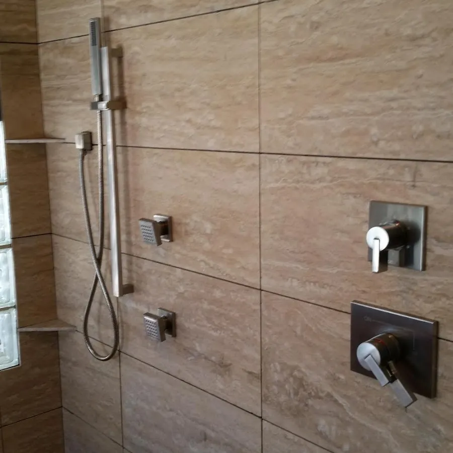 Shower fixture installation for Gas Line Repair in Wright